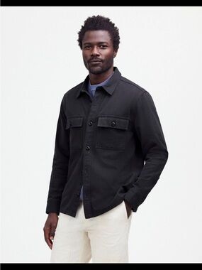 Madewell Men's Charcoal Workshirt Men’s Size: Medium NWT 🏷️ MSRP: $138